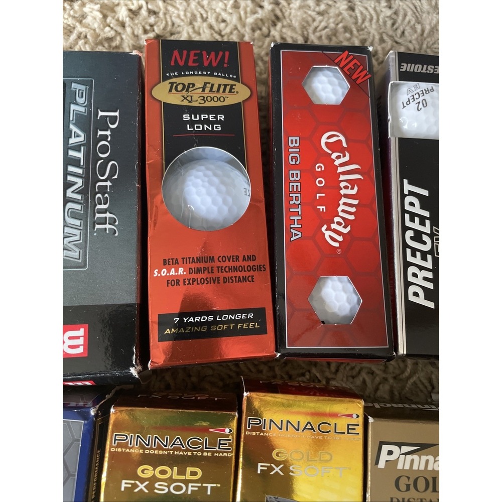 Callaway Titleist Bridgestone Golf Balls Open Box Never Used Lot of 12 Boxes - Picture 4 of 11